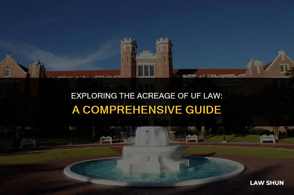 how many acres is uf law