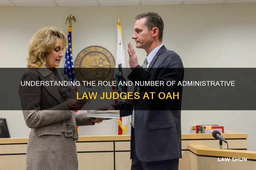 how many administratie law judges at office pof administrative hearigns