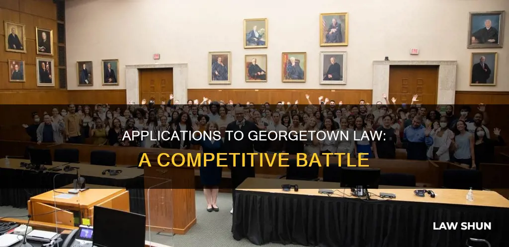 how many apply to georgetown law