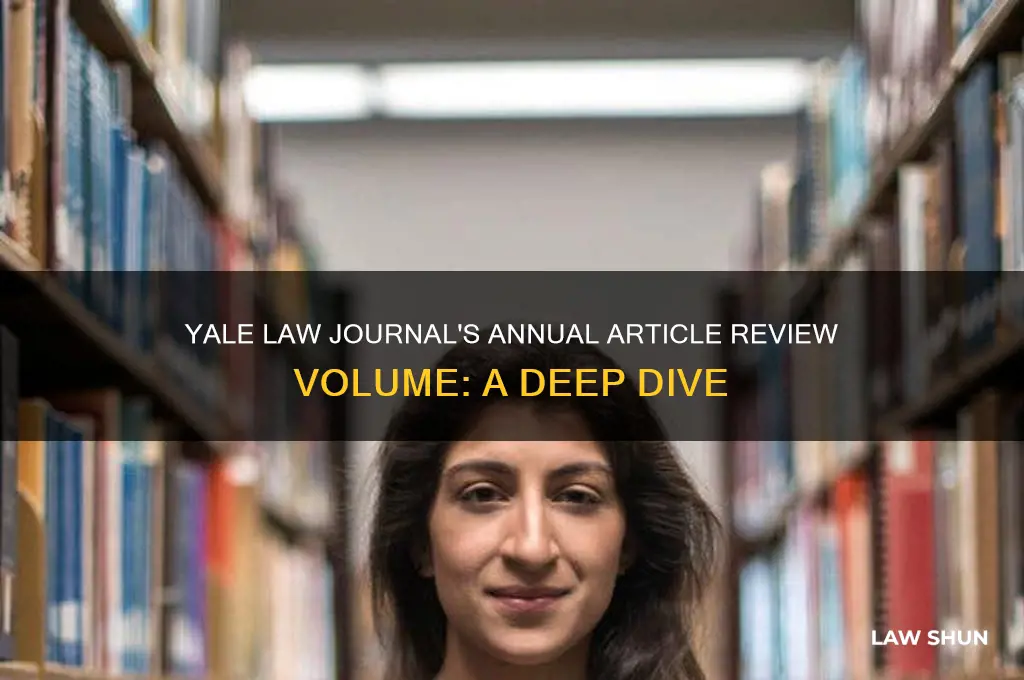 how many articles does the yale law journal review annually