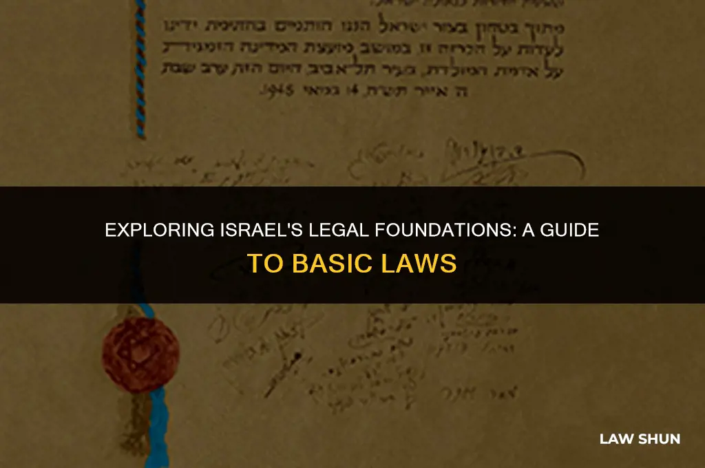 how many basic laws in israel