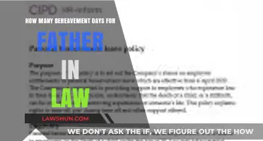 Bereavement Leave for Father-in-Law: Understanding Your Rights and Days Off