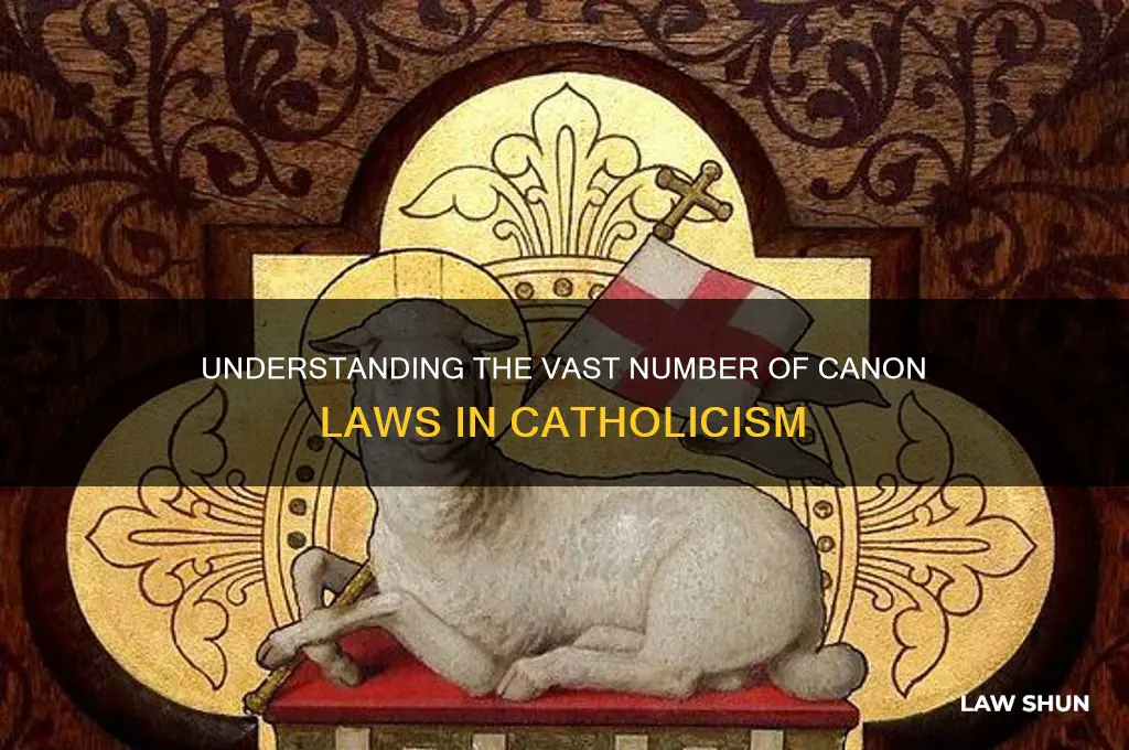 how many canon laws are there in the catholic church