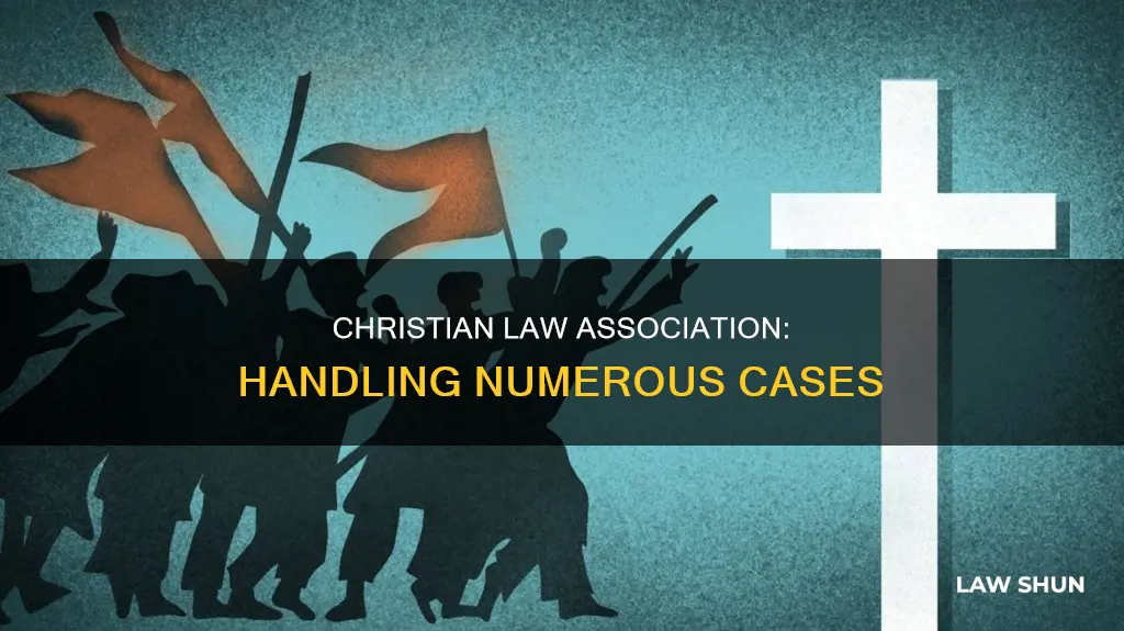 how many cases in christian law association handling
