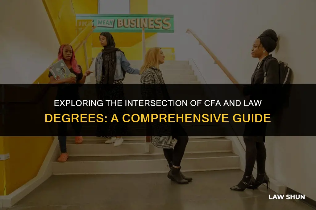 how many cfa and law degrees