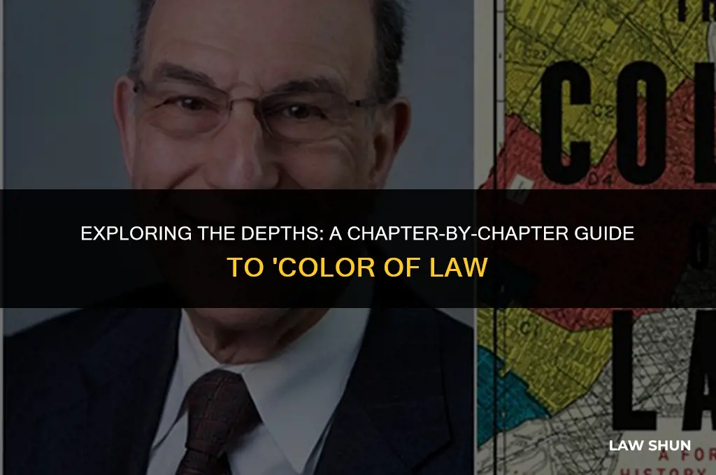 how many chapters color of law