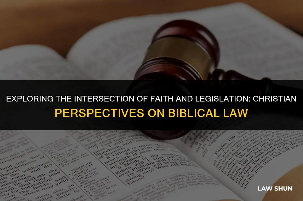 how many christian support biblical law