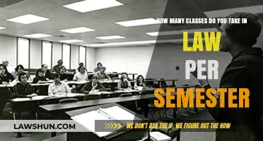 Balancing Law School: Typical Number of Classes Per Semester Explained