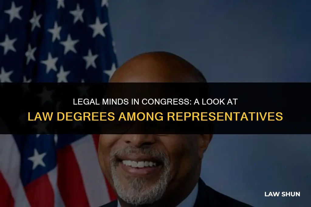 how many congressman have law degrees