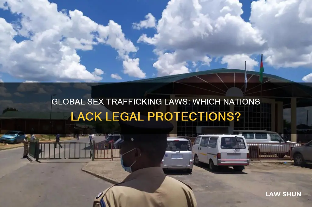 how many countries do not have laws against sex trafficking