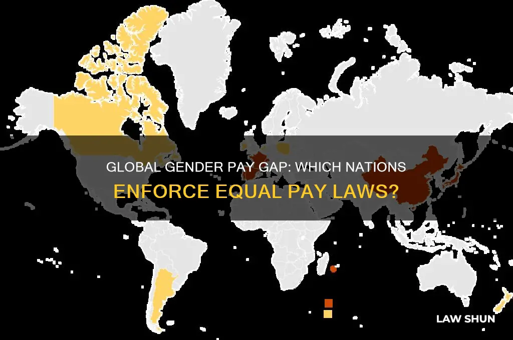 how many countries have equal pay laws