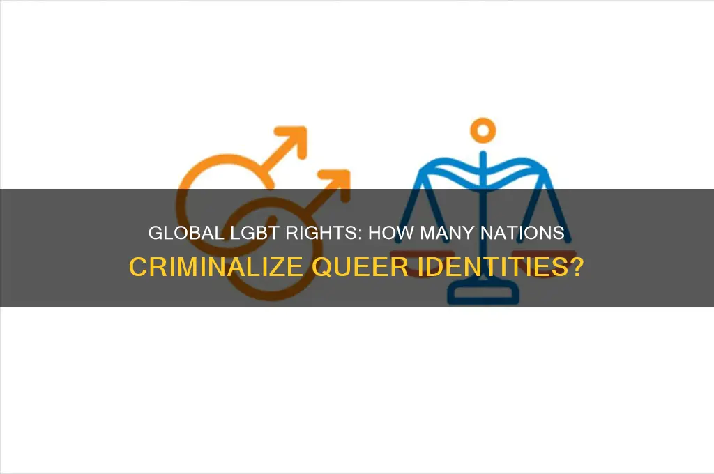 how many countries have laws against lgbts