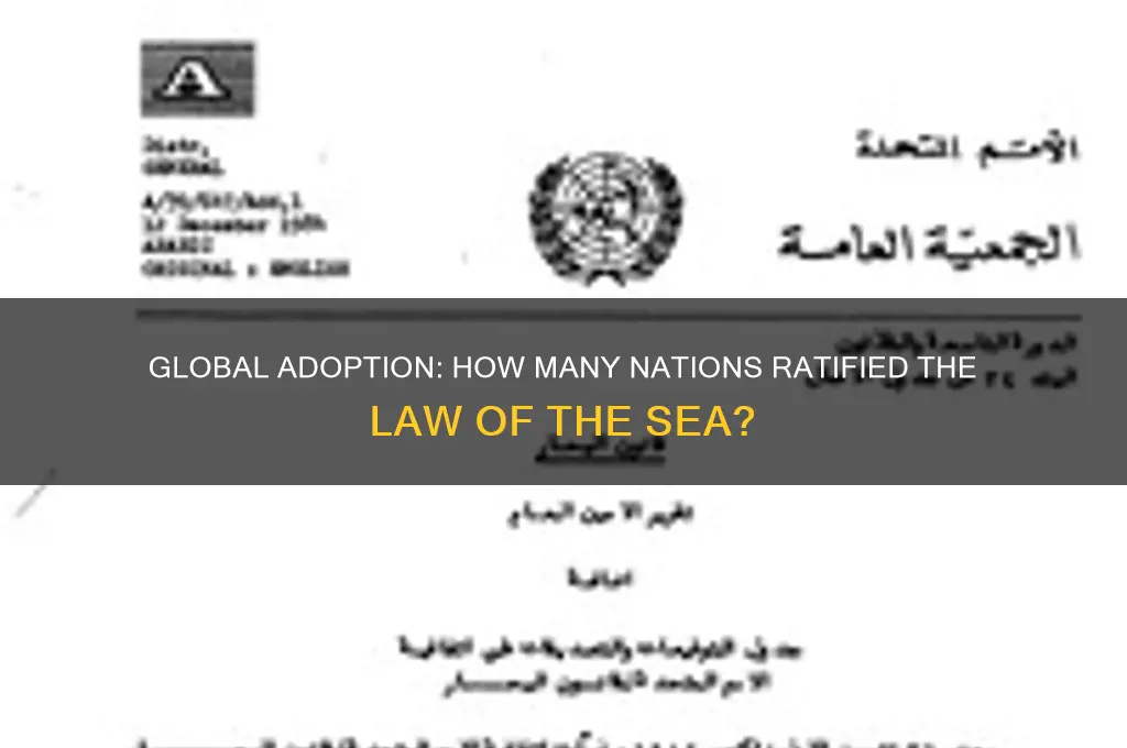 how many countries ratified law of the sea