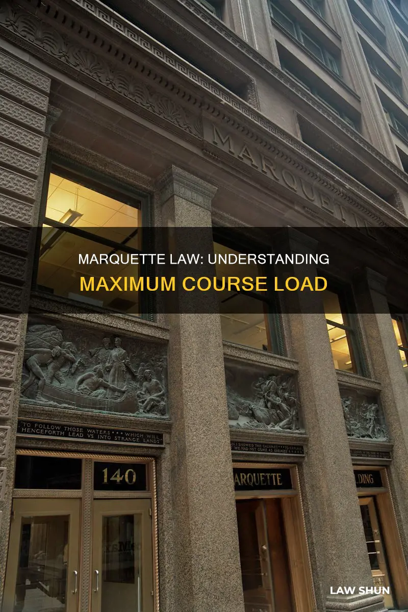 how many credits can take marquette law
