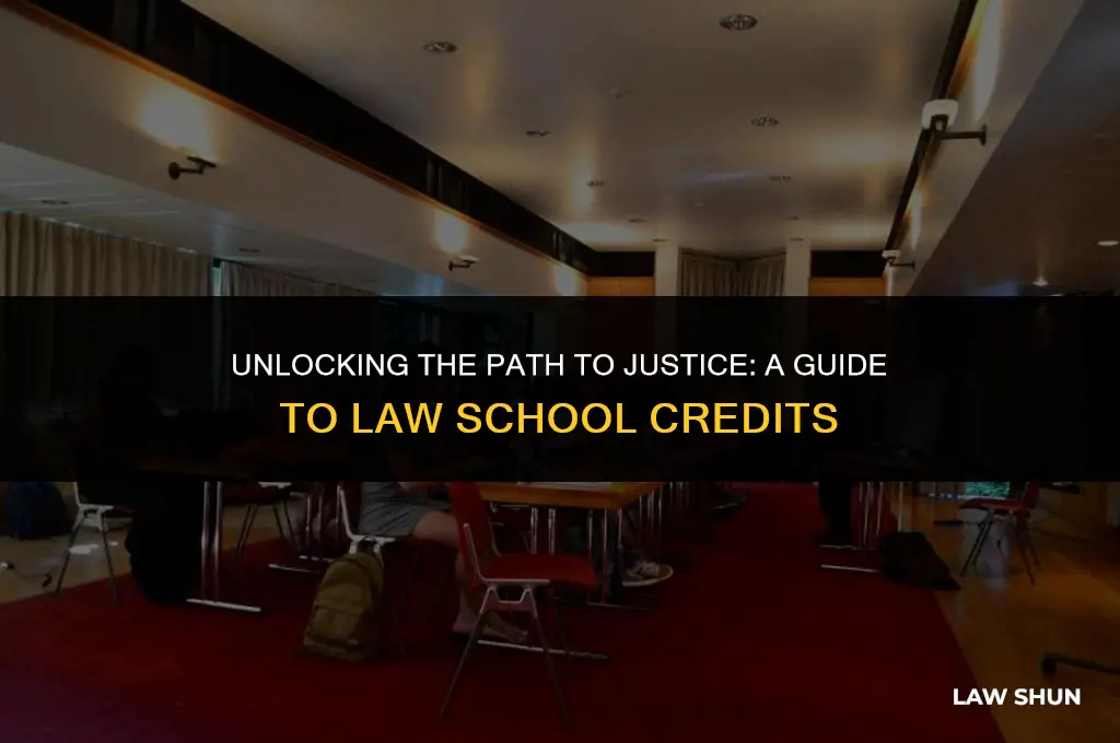 how many credits is law sxhool