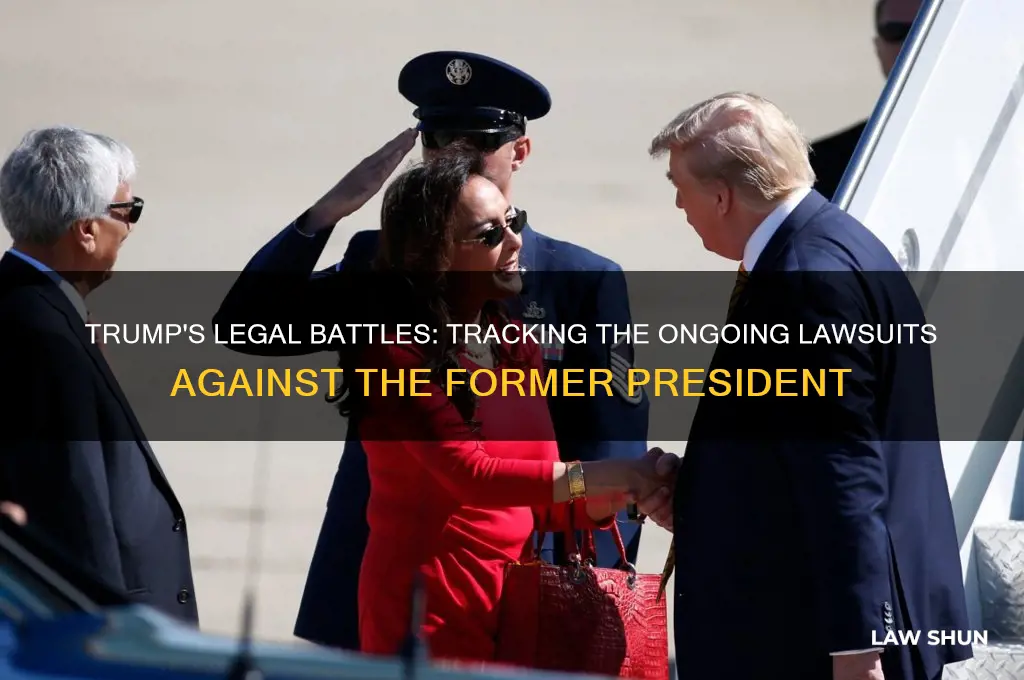 how many current law suits against trump