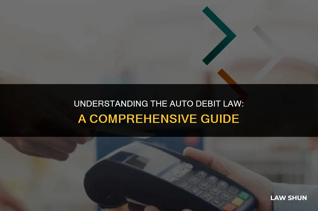 how many days auto debit law
