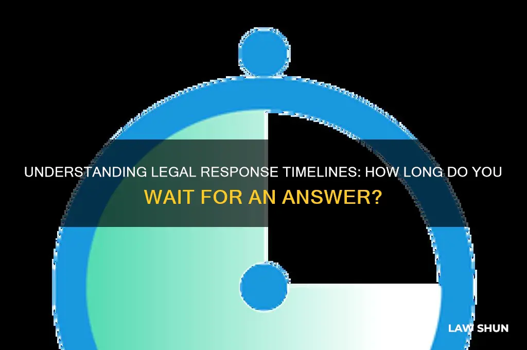 how many days do you allow for an answer law