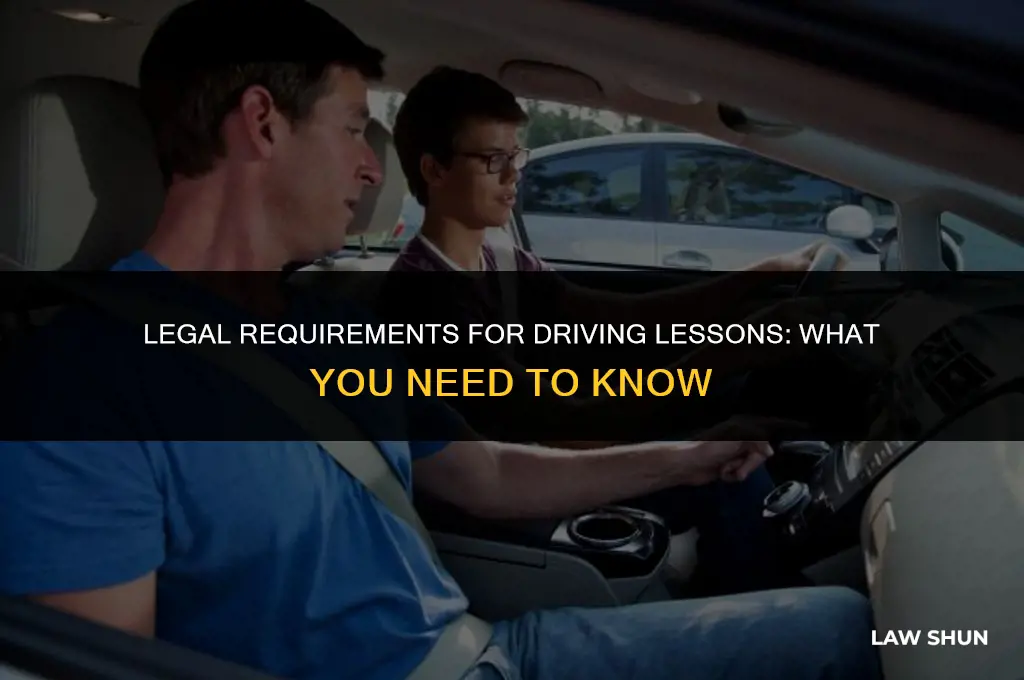 how many driving lessons by law