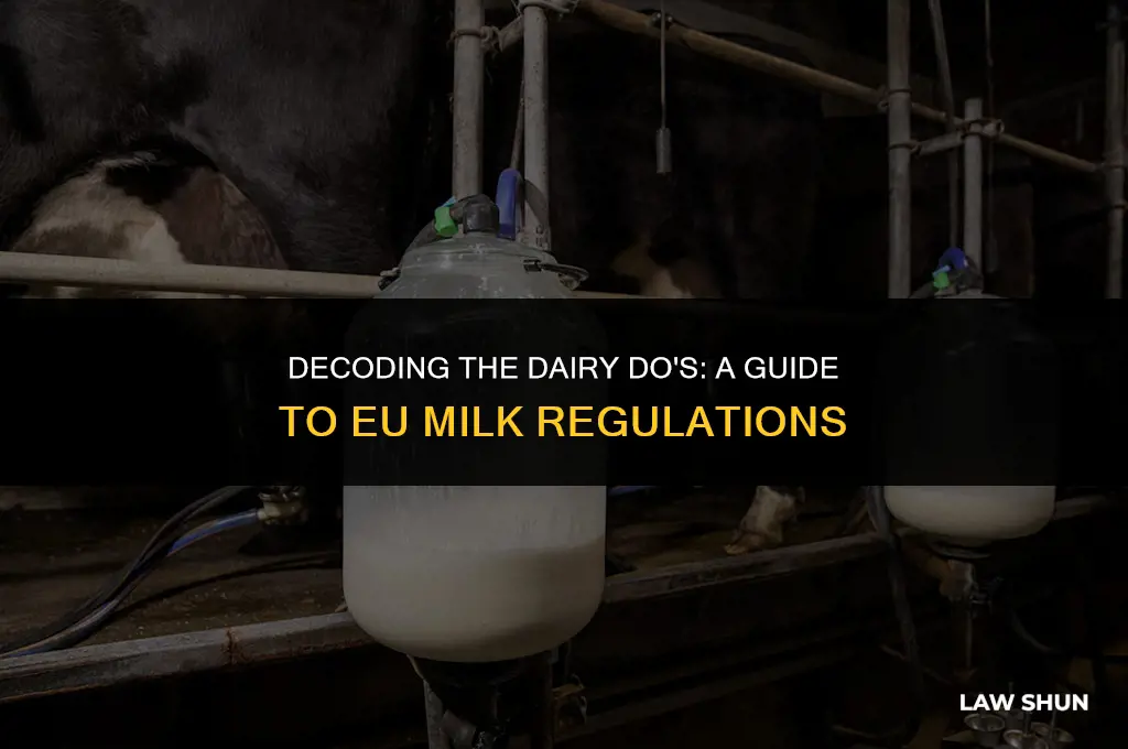 how many eu laws on milk