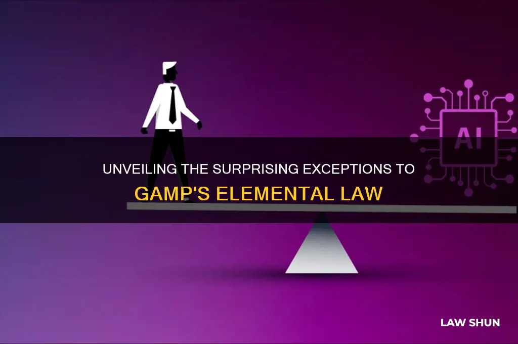 how many exceptions are there to gamp