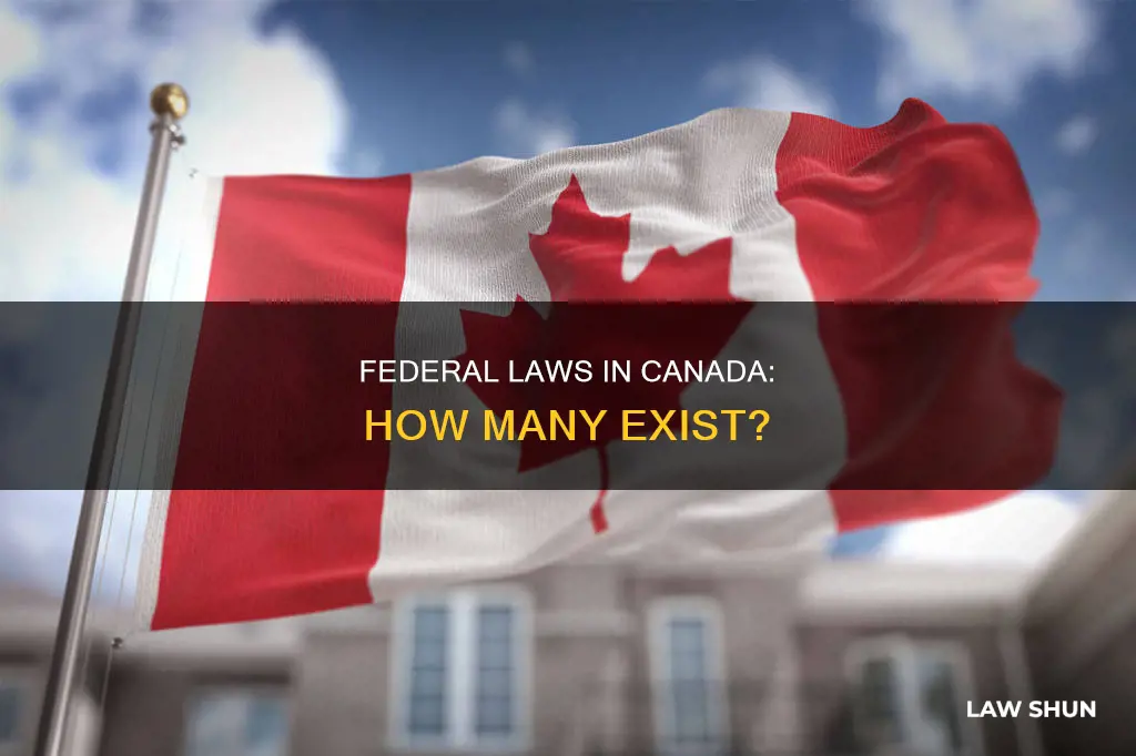how many federal laws are there in canada