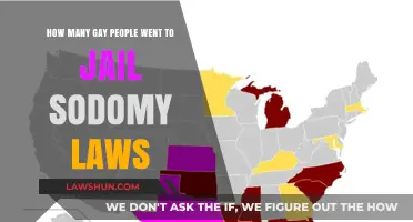 Sodomy Laws' Impact: How Many Gay Individuals Were Incarcerated?