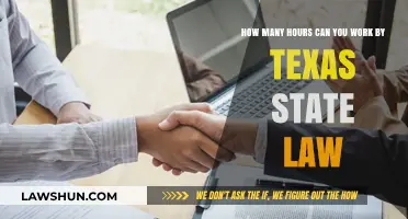 Texas Work Hours: State Law Limits