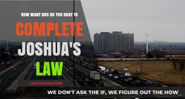 Understanding Joshua's Law: Required Hours for Completion Explained