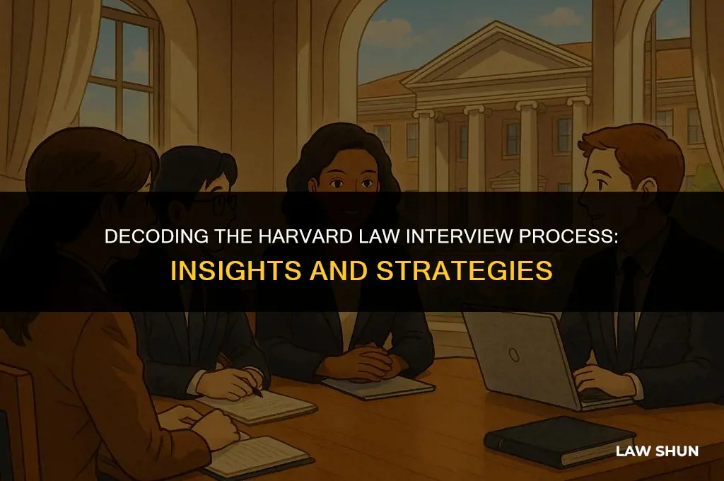 how many interviews for harvard law