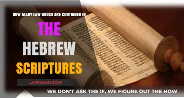 Exploring the Legal Texts Within the Hebrew Scriptures: A Comprehensive Count