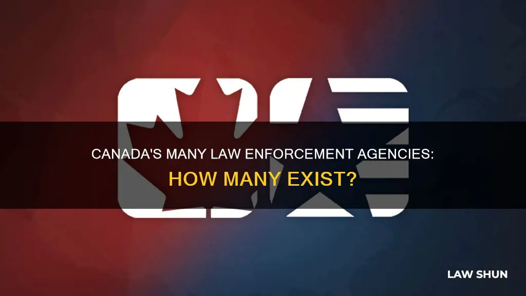 how many law enforcement agencies are there in canada