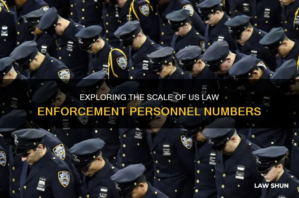 how many law enforement persons are there in the us