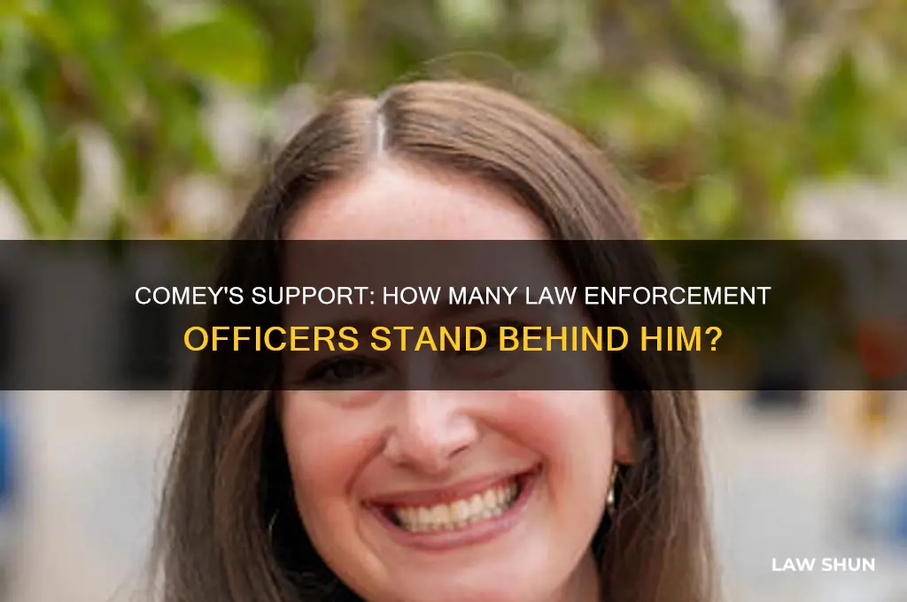 how many law enforsment officers back comey