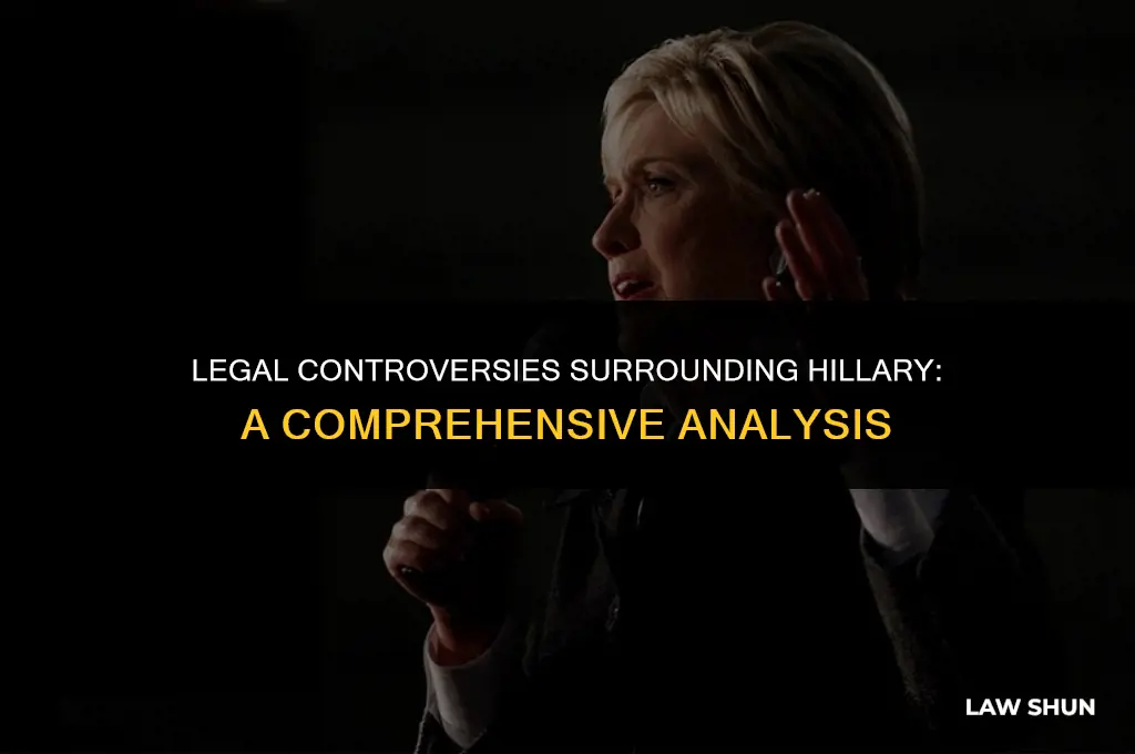 how many law has hillary broken