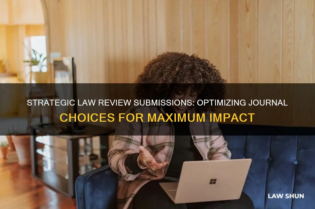 how many law journals should i send my law review