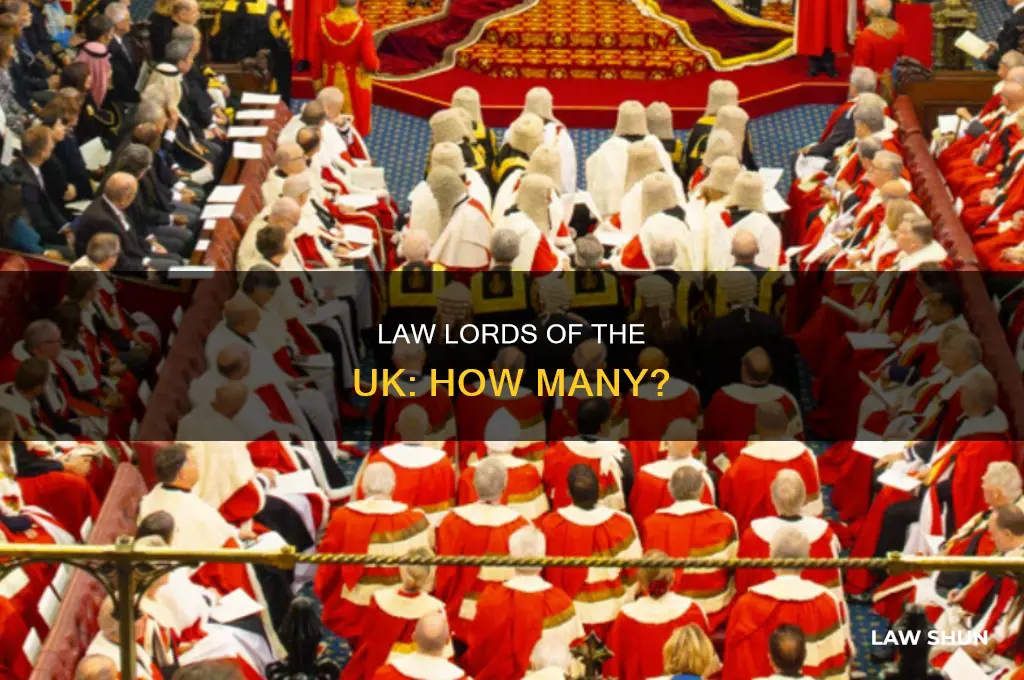 how many law lords are there in the uk