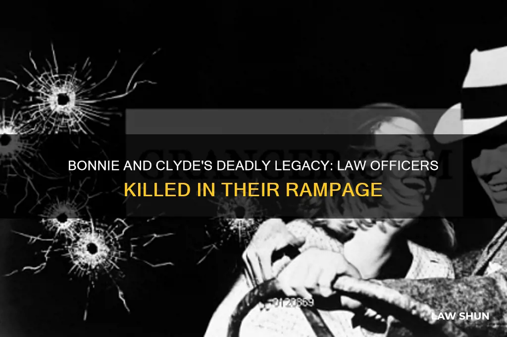how many law officers did bonnie and clyde kill