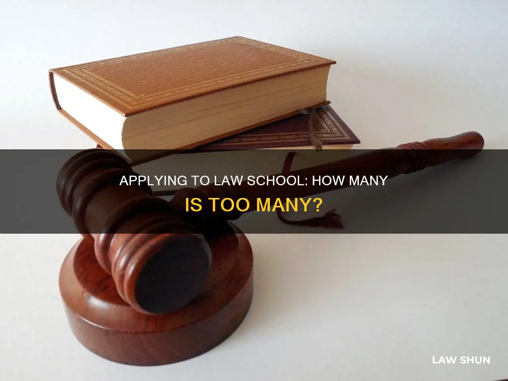 how many law scools to apply to