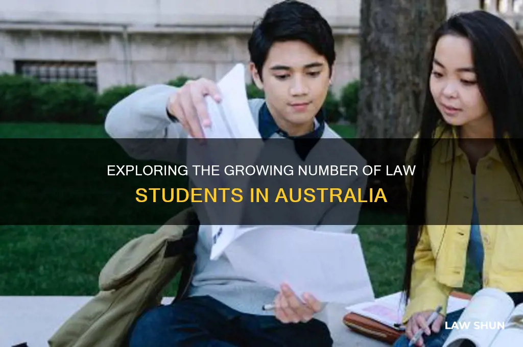 how many law students in australia