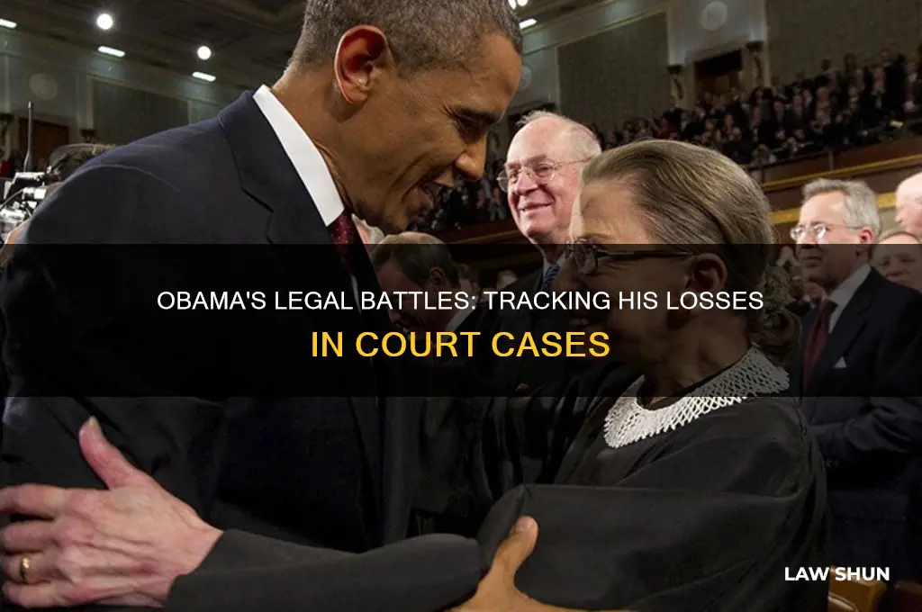 how many law suites has obama lost