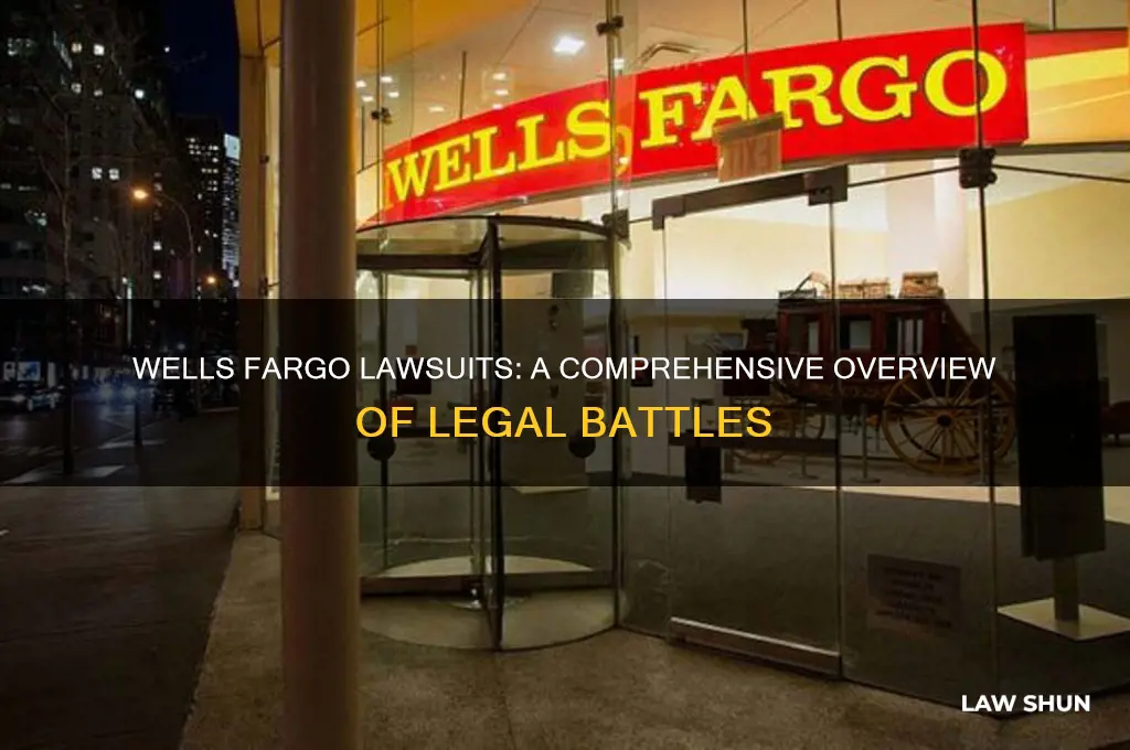 how many law suits against wells fargo