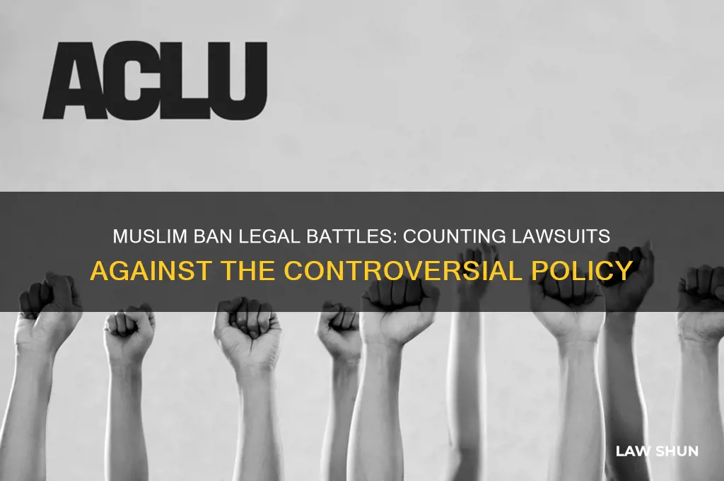 how many law suits due to muslim ban