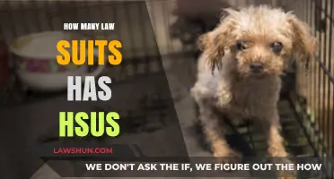 HSUS Legal Battles: Uncovering the Number of Lawsuits Filed