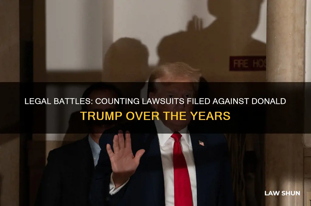 how many law suits have been brought against donald trump
