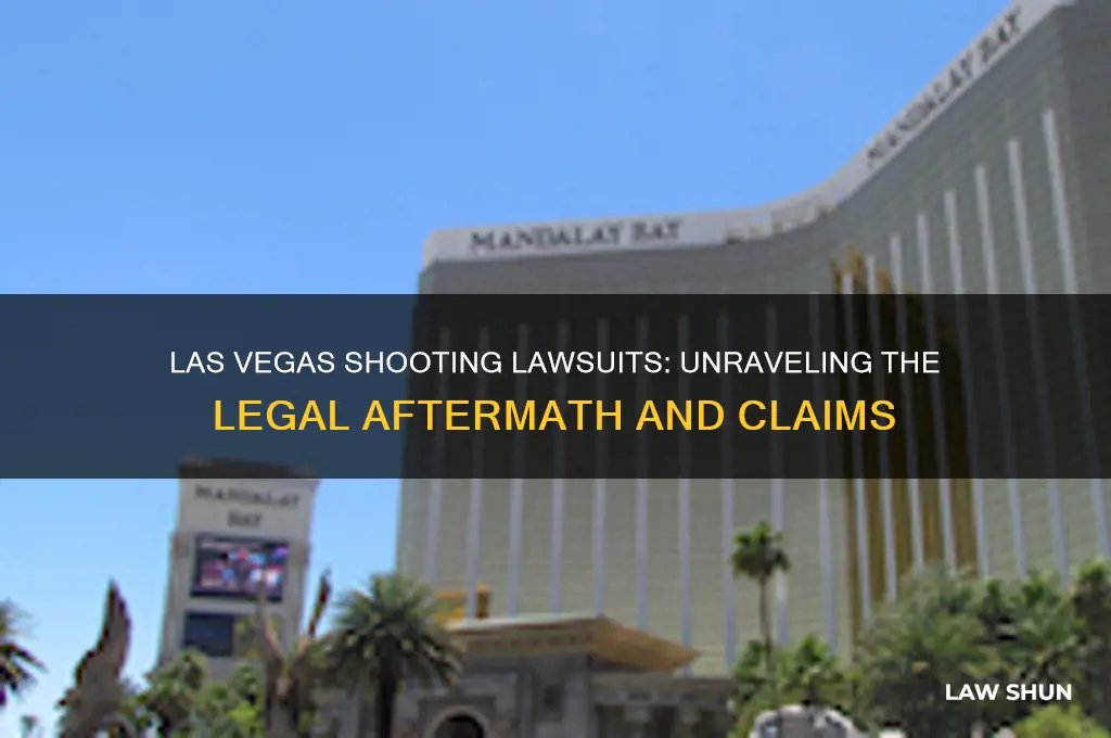 how many law suits in las vegas shooting