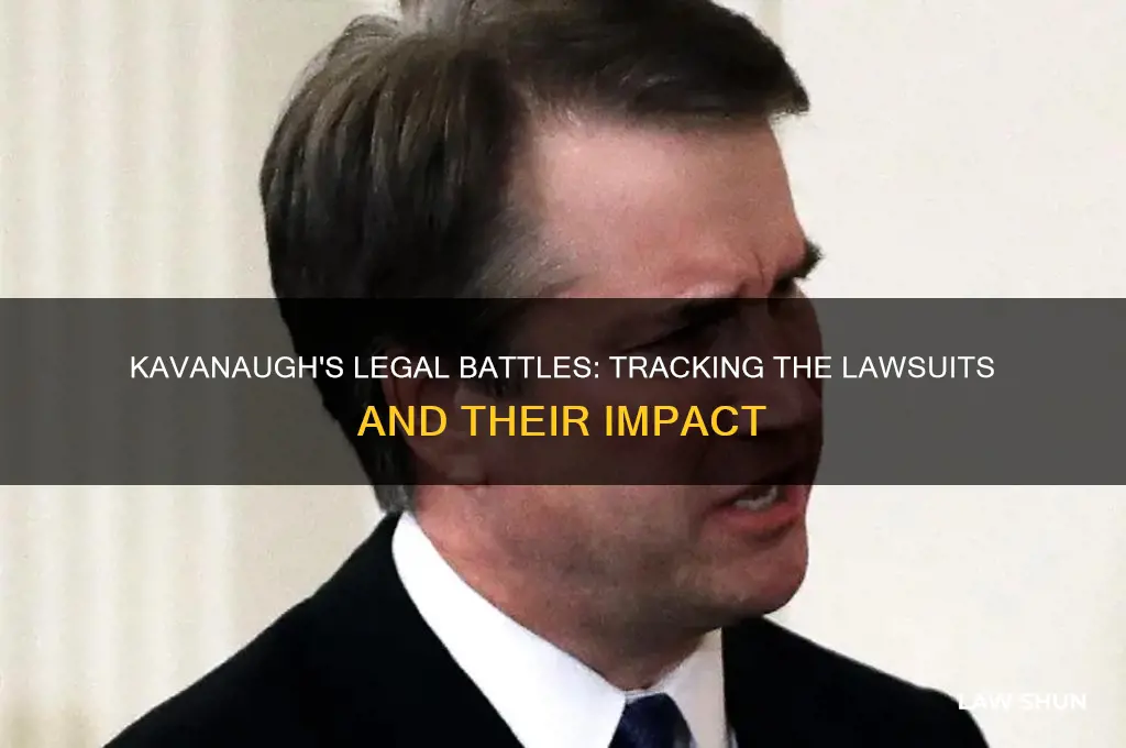 how many law suits into kavanaugh