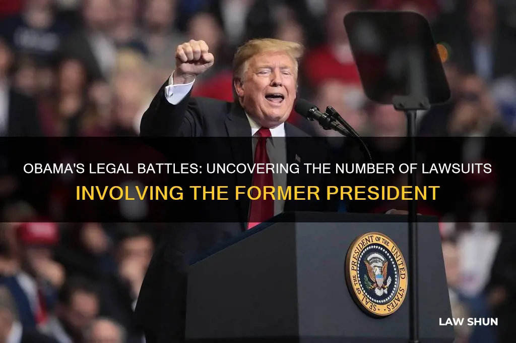 how many law suits was obama involved in