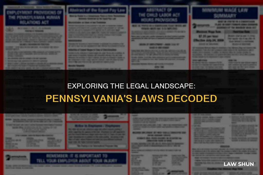 how many laws are in pennsylvania