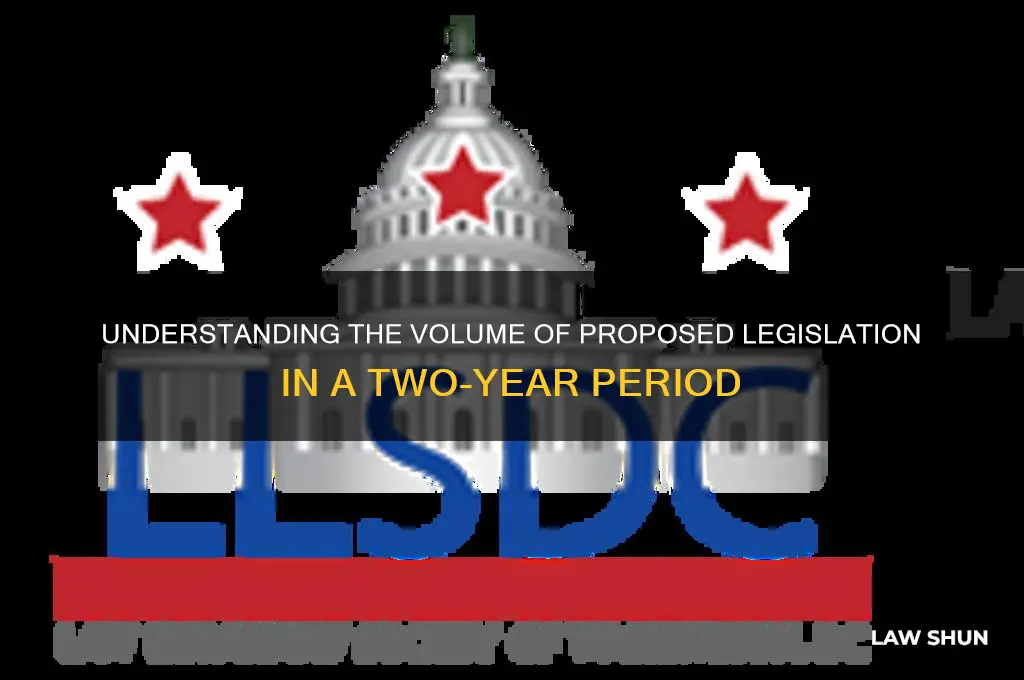 how many laws are proposed in a 2 year period